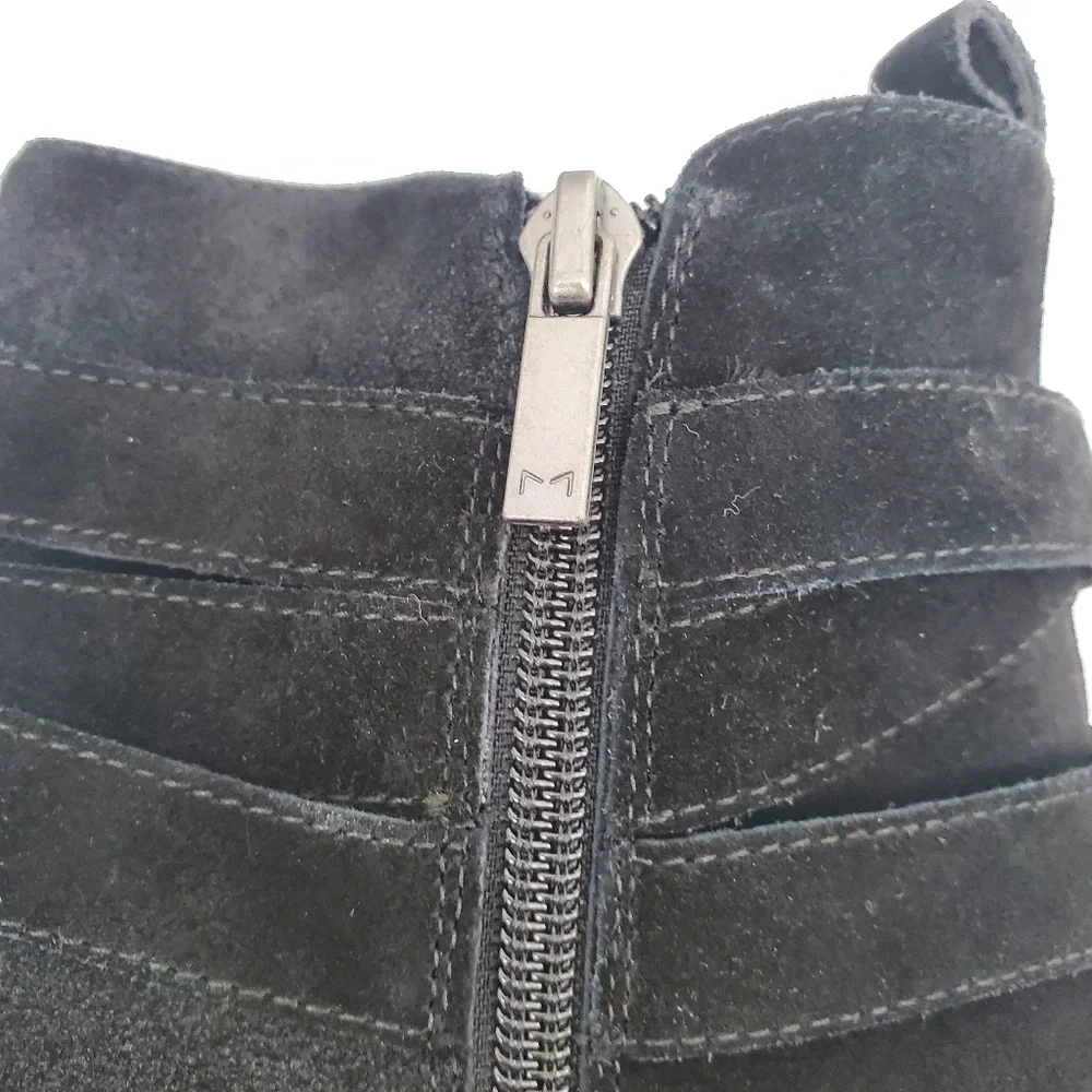 Marc Fisher black suede MLYandi bootie women's size 8 new